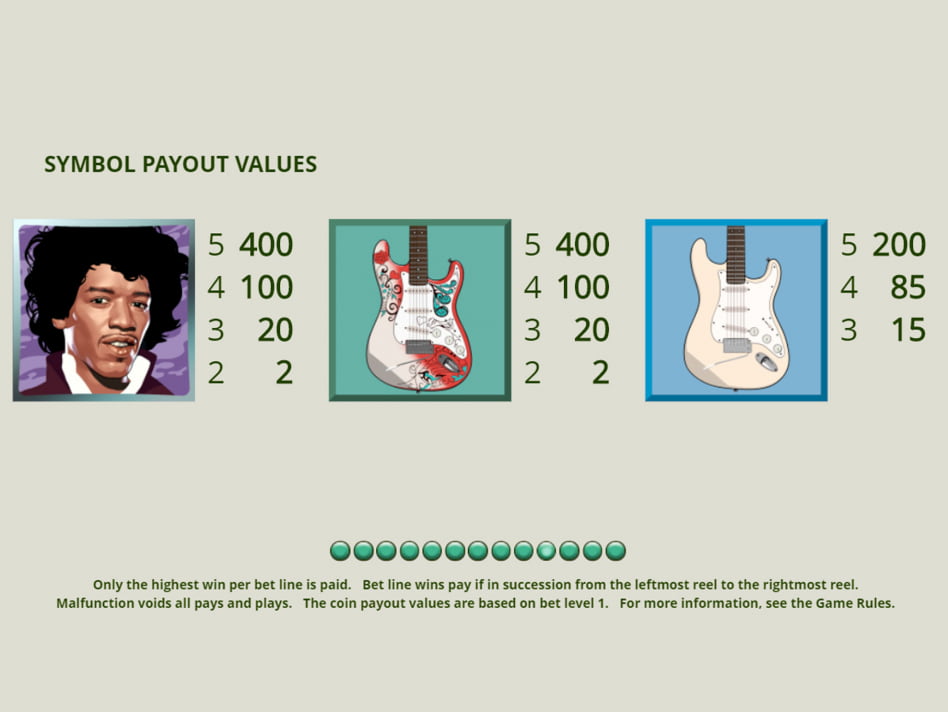 Jimi Hendrix slot game