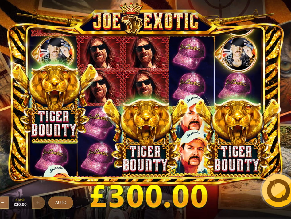 Joe Exotic screenplay Joe Exotic slot game