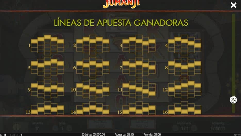 Jumanji slot game