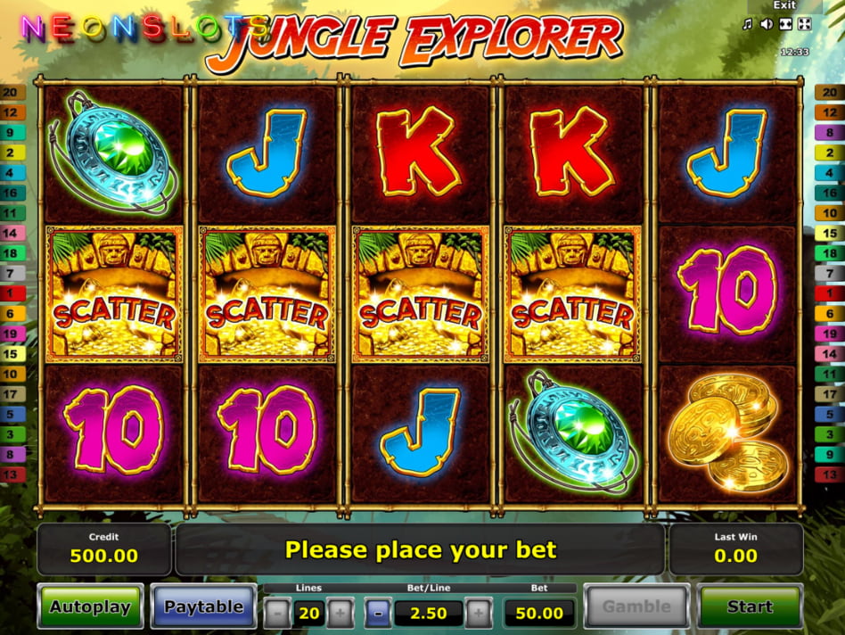 Jungle Explorer screenplay Jungle Explorer slot game