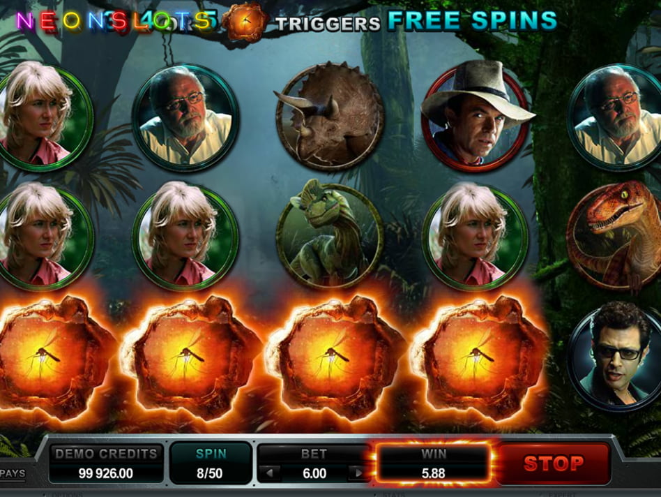 Jurassic Park slot game