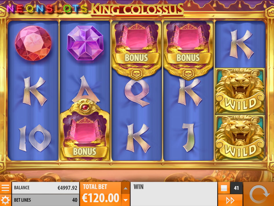 King Colossus screenplay King Colossus slot game