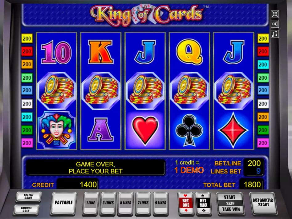 King of Cards slot game