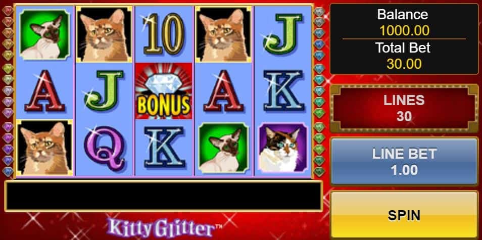 Kitty Glitter screenplay Kitty Glitter slot game