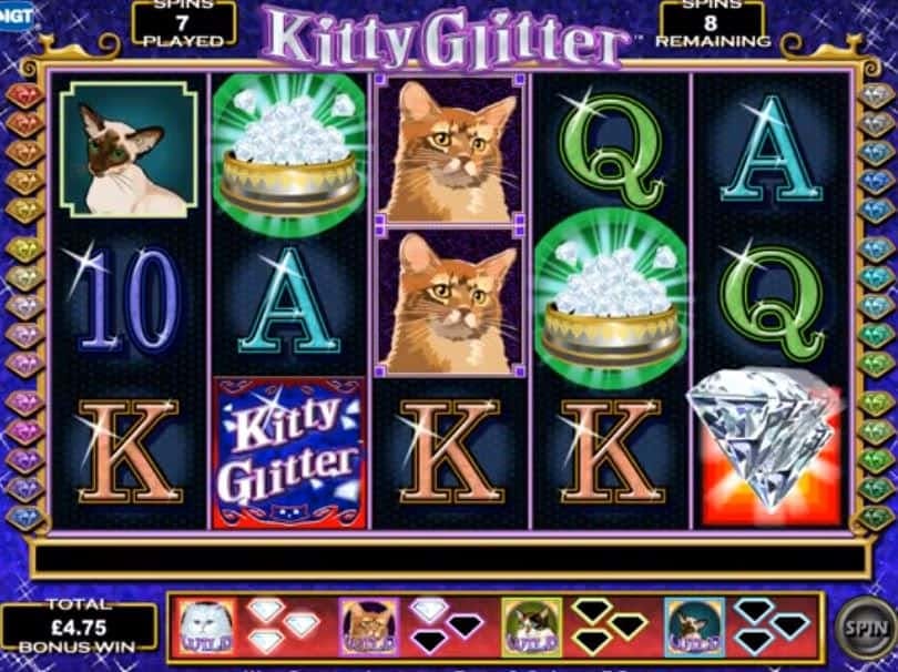 Kitty Glitter slot game