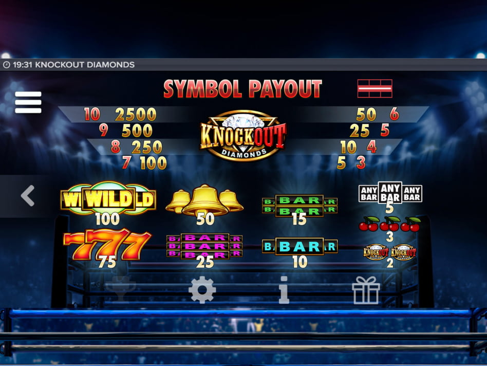 Knockout Diamonds slot game