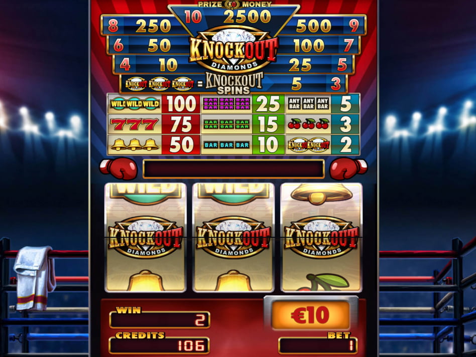 Knockout Diamonds slot game