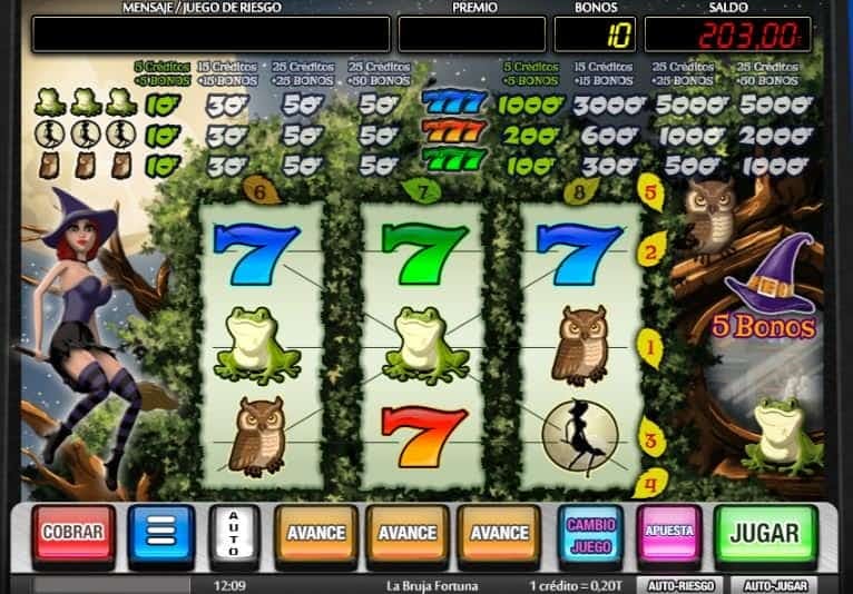 La Bruja Fortuna screenplay La Bruja Fortuna slot game
