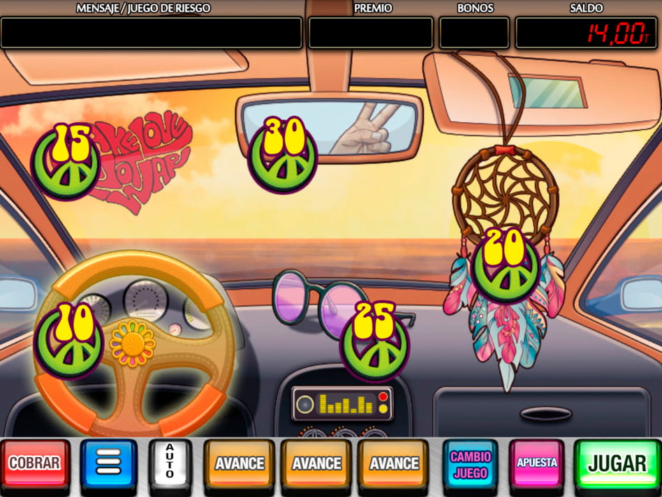 La Furgo Hippy screenplay La Furgo Hippy slot game