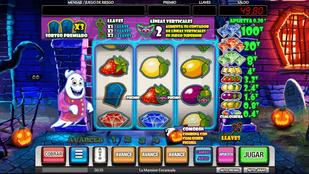 La Mansión Encantada screenplay La Mansión Encantada slot game