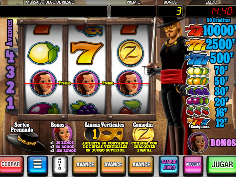 La Mascará de Oro slot game