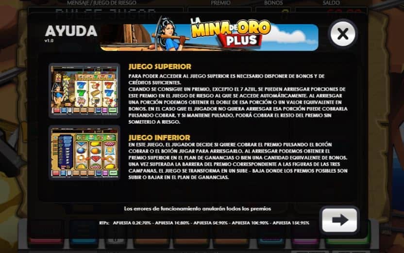 La Mina De Oro Plus slot game