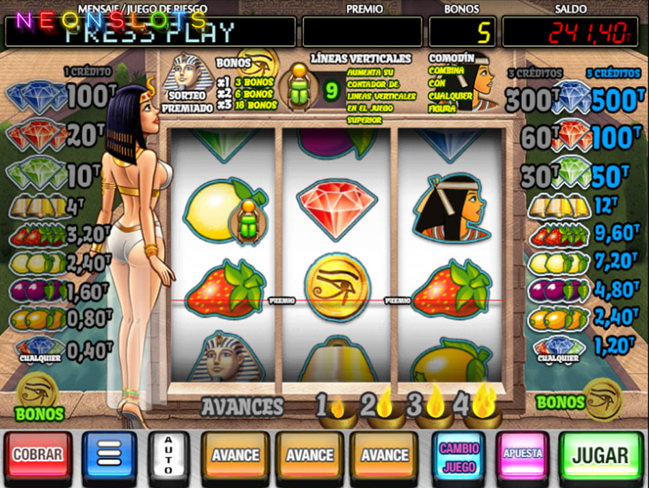 La Reina del Nilo slot game