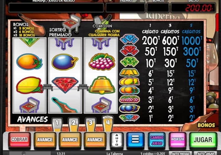 La Taberna slot game