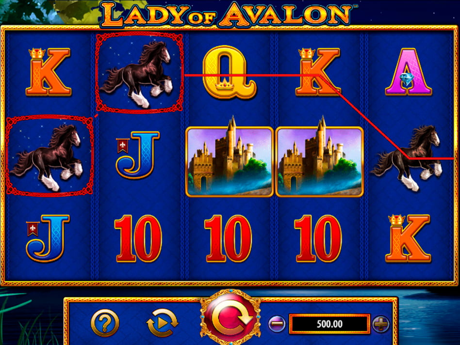 Lady of Avalon slot game