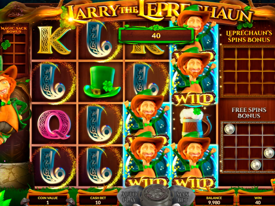 Larry the Leprechaun slot game