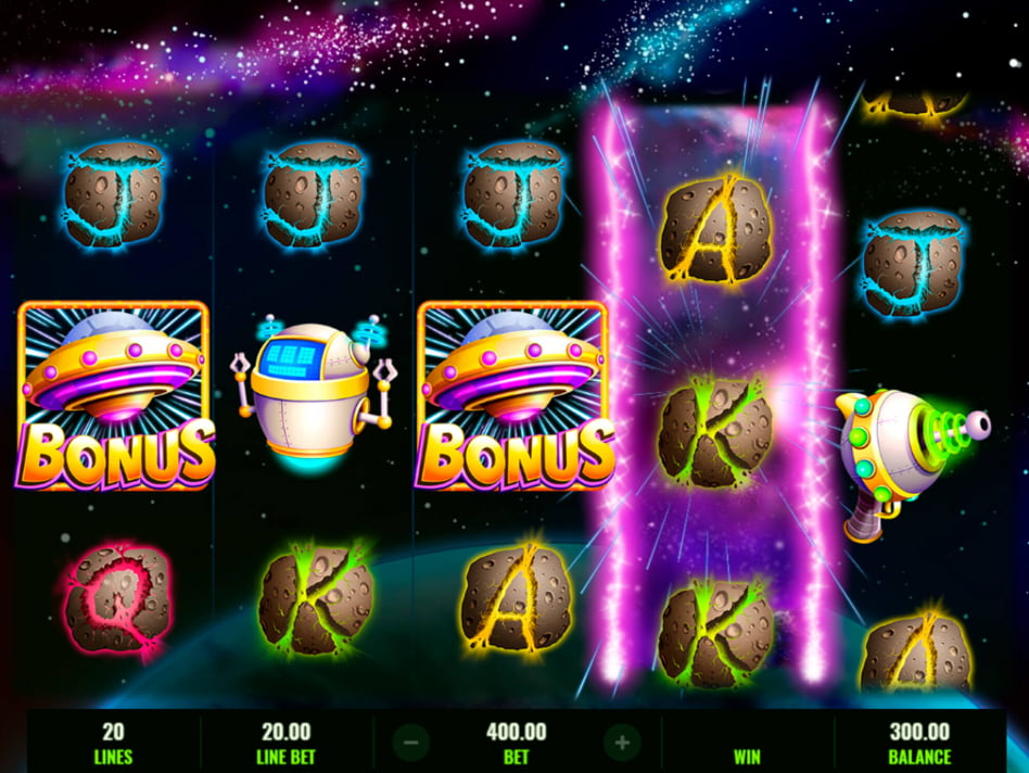 Little Green Men Nova Wilds slot game