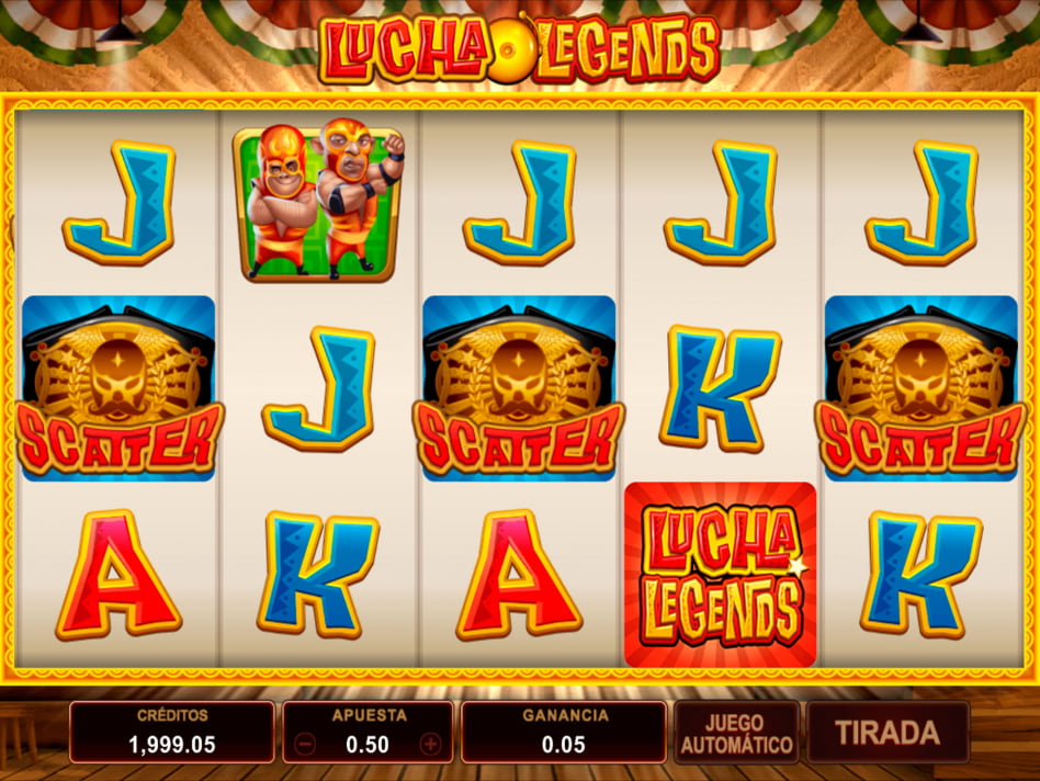 Lucha Legends screenplay Lucha Legends slot game