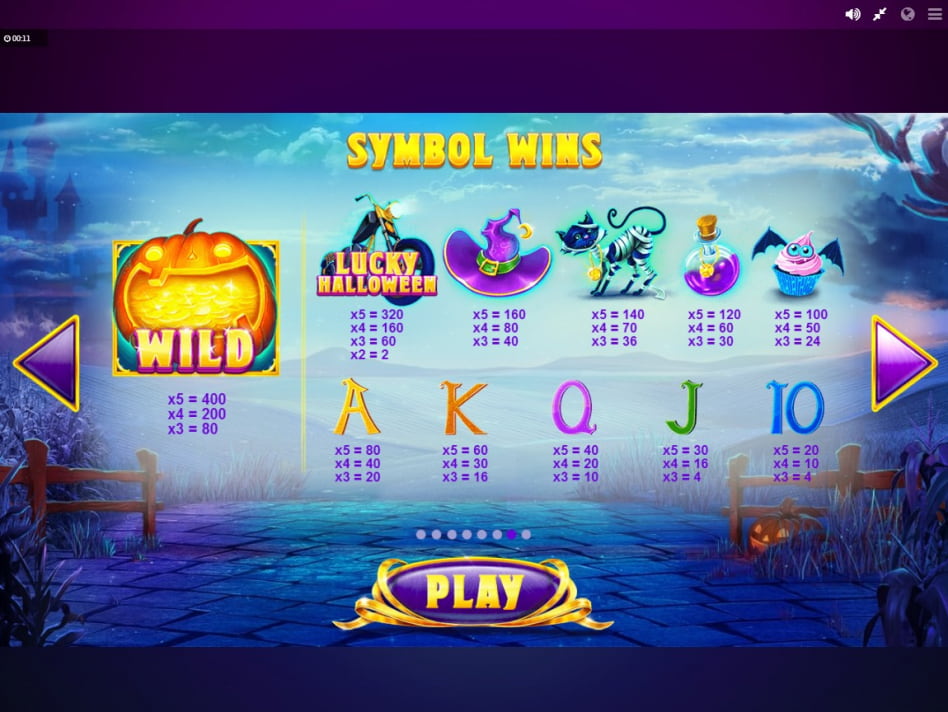 Lucky Halloween slot game