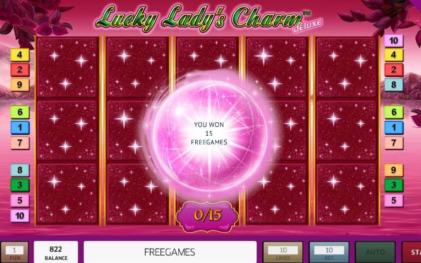 Lucky Lady’s Charm deluxe slot game