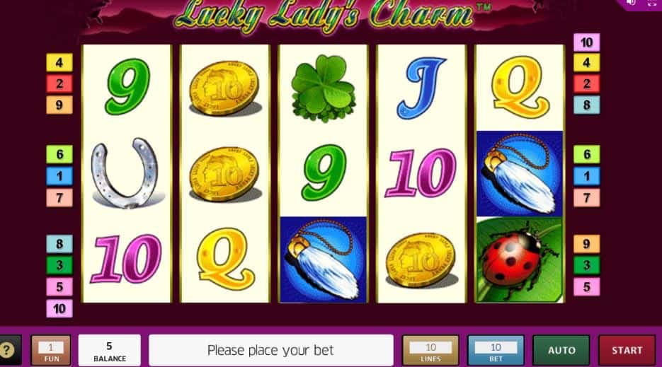 Lucky Lady’s Charm slot game