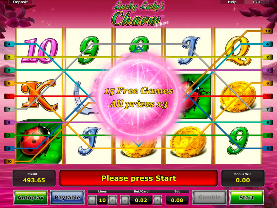 Lucky Lady screenplay Lucky Lady slot game