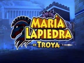 Maria Lapiedra en Troya slot game