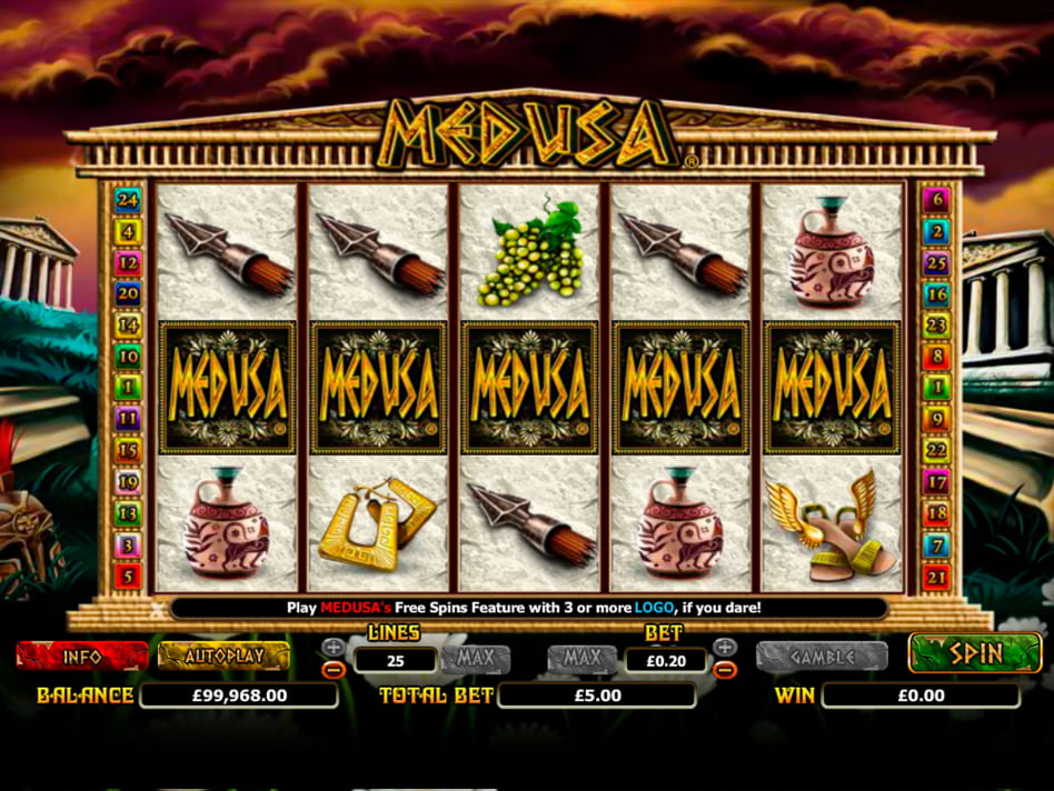 Medusa slot game