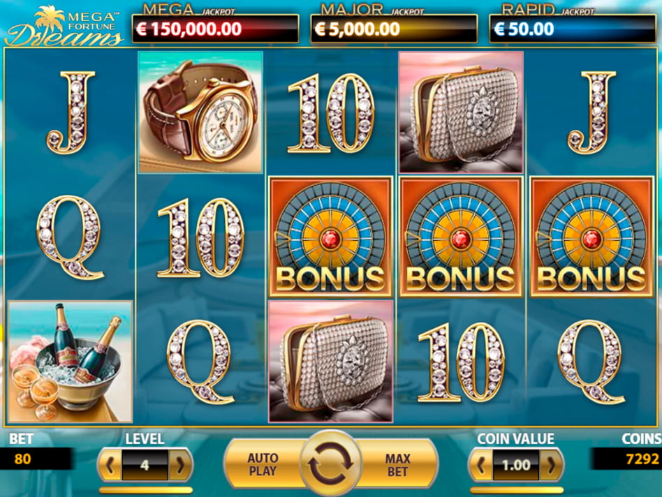 Mega Fortune dreams slot game