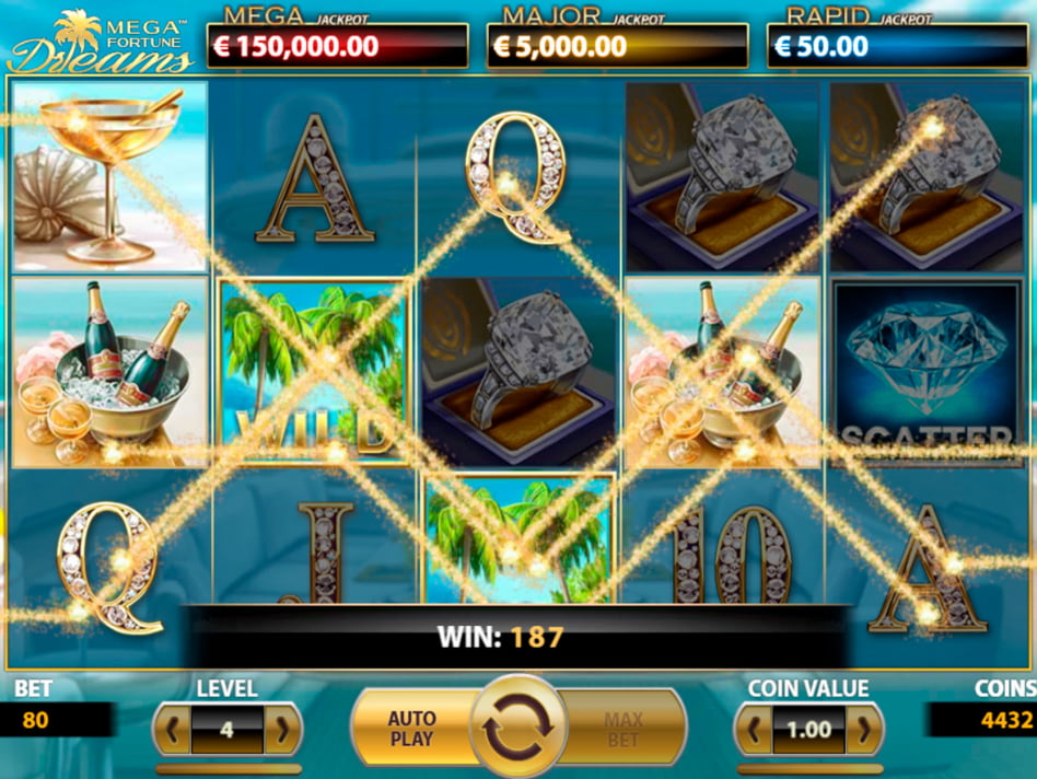 Mega Fortune dreams slot game