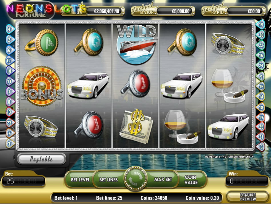 Mega Fortune slot game