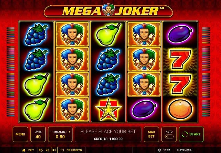 Mega Joker screenplay Mega Joker slot game