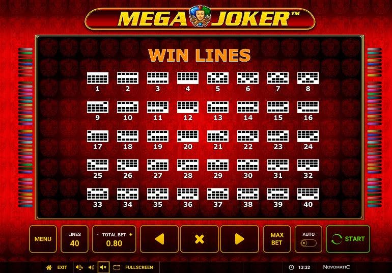 Mega Joker slot game