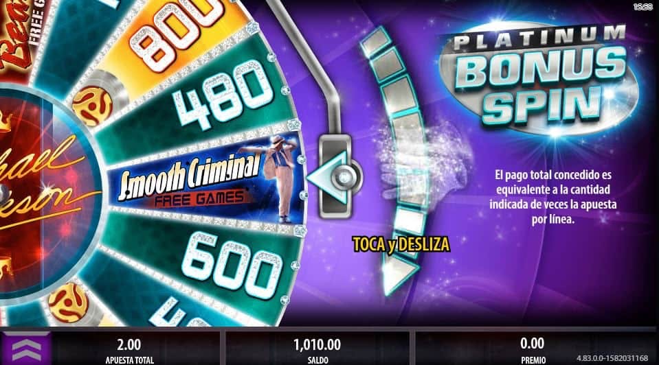 Michael Jackson King of Pop screenplay Michael Jackson King of Pop slot game