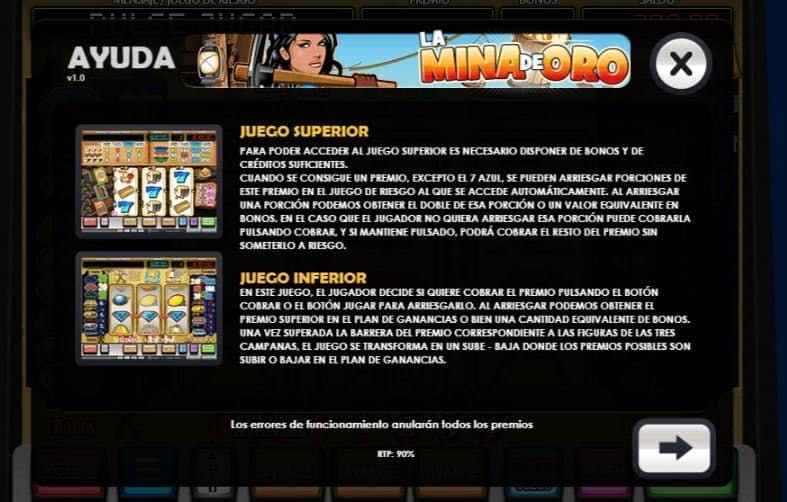 Mina de Oro slot game