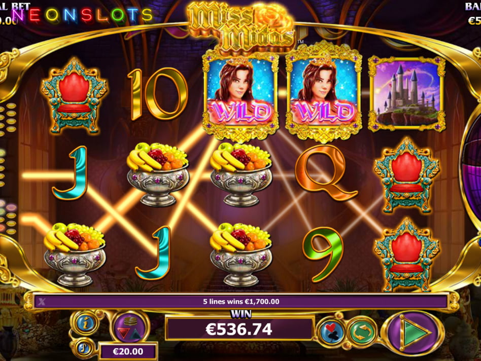 Miss Midas screenplay Miss Midas slot game