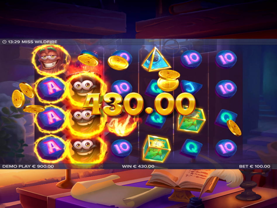 Miss Wildfire screenplay Miss Wildfire slot game