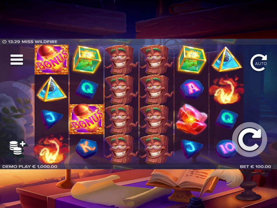 Miss Wildfire screenplay Miss Wildfire slot game