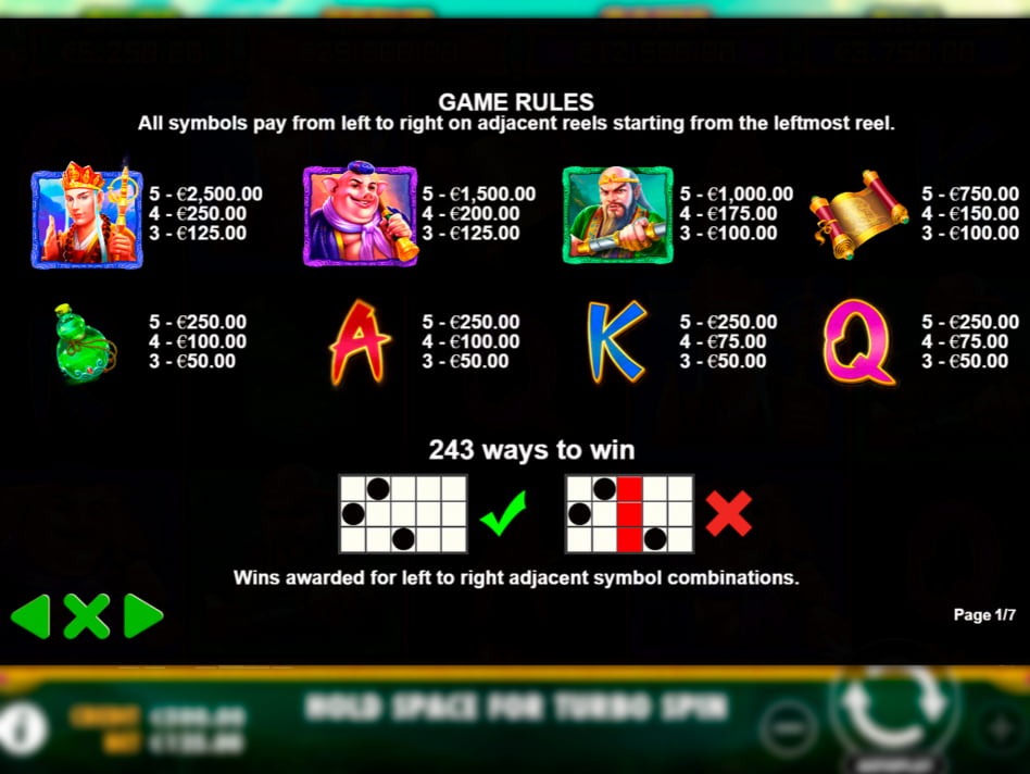 Monkey Warrior screenplay Monkey Warrior slot game