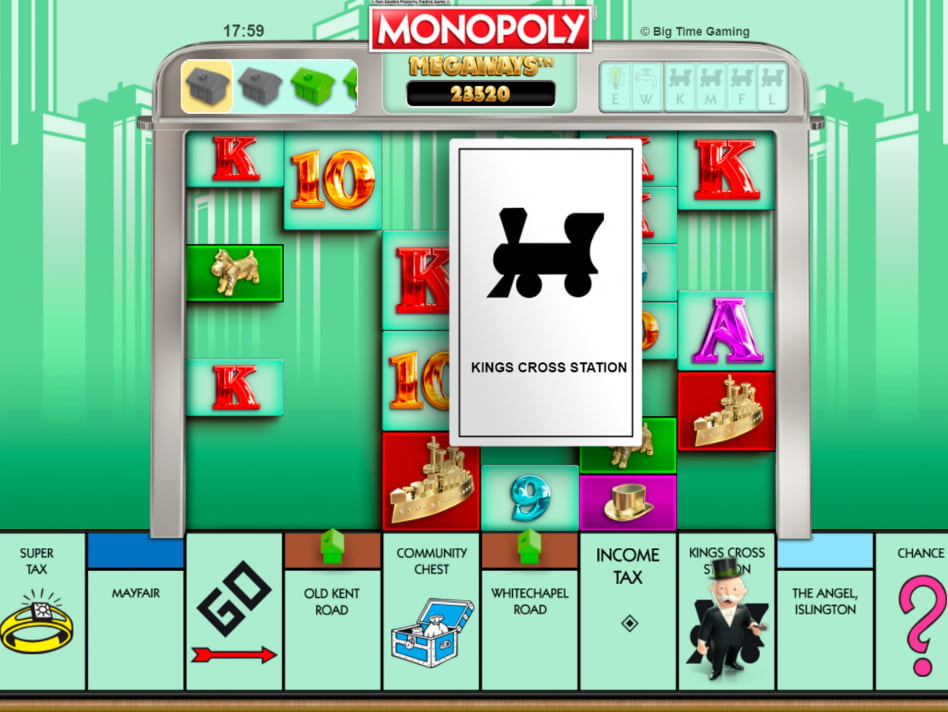 Monopoly Megaways slot game