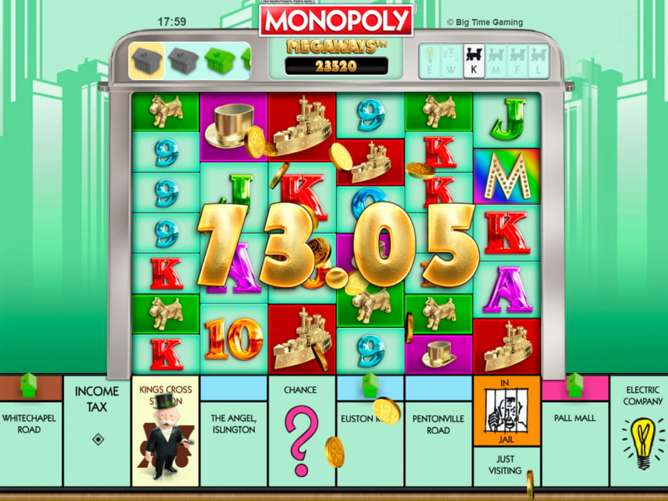 Monopoly Megaways screenplay Monopoly Megaways slot game
