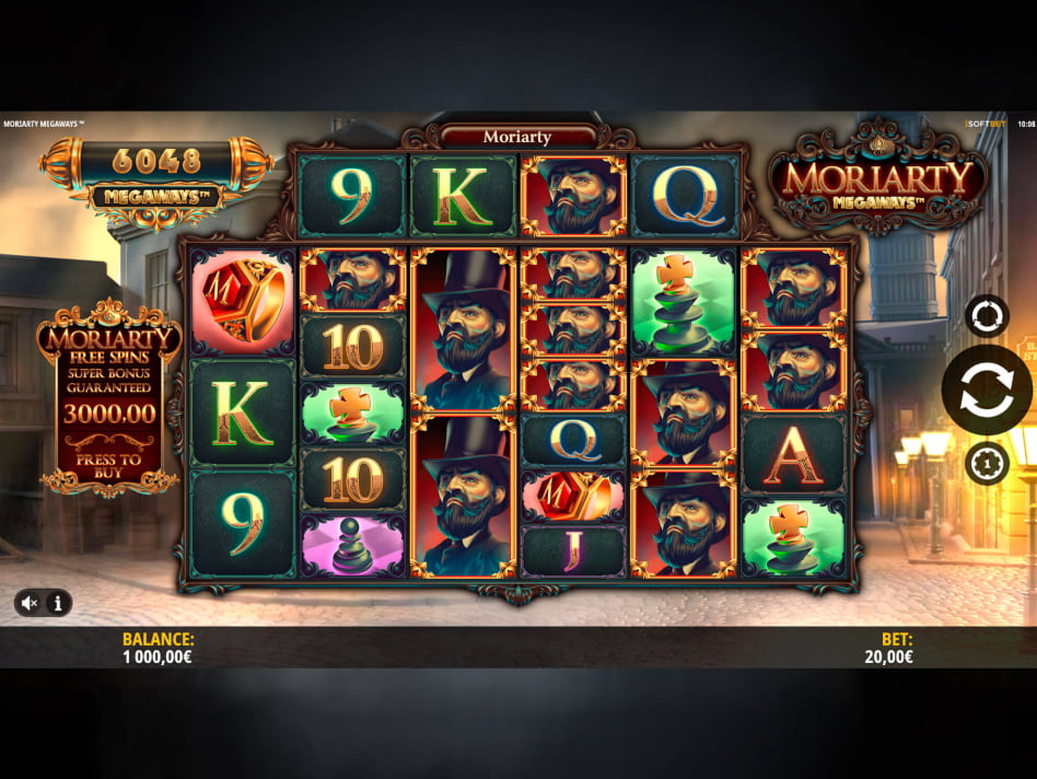 Moriarty Megaways slot game