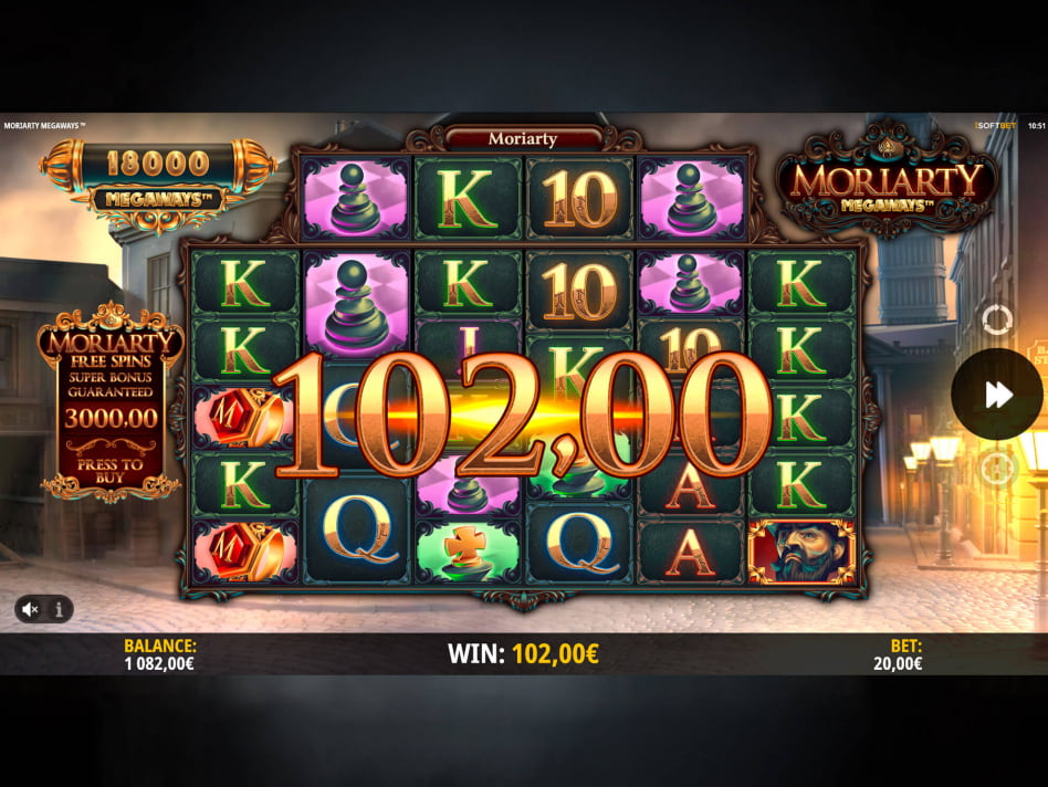 Moriarty Megaways slot game