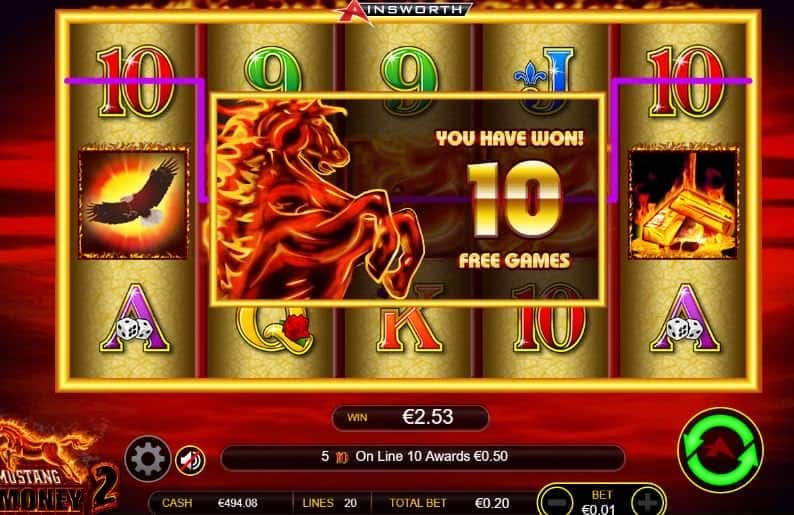 Mustang money 2 slot game