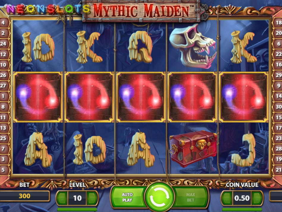 Mythic Maiden screenplay Mythic Maiden slot game
