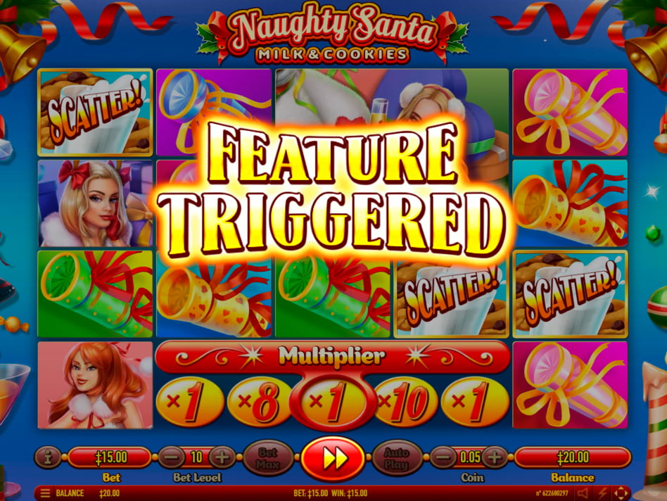 Naughty Santa slot game