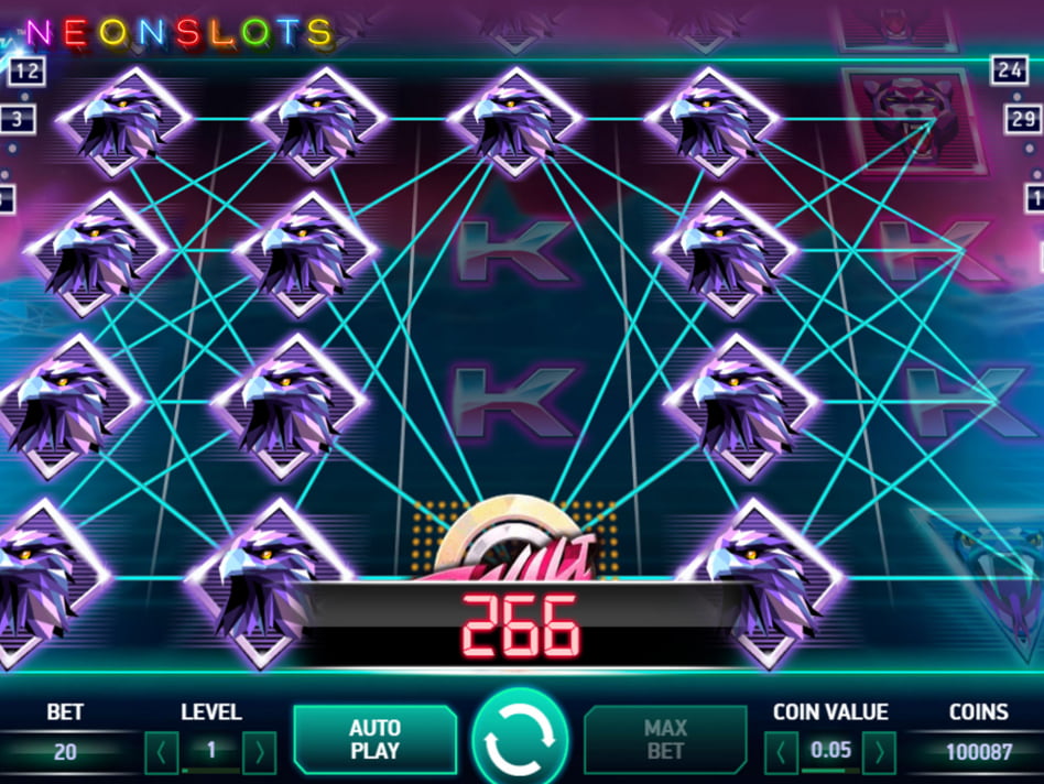 Neon Staxx slot game