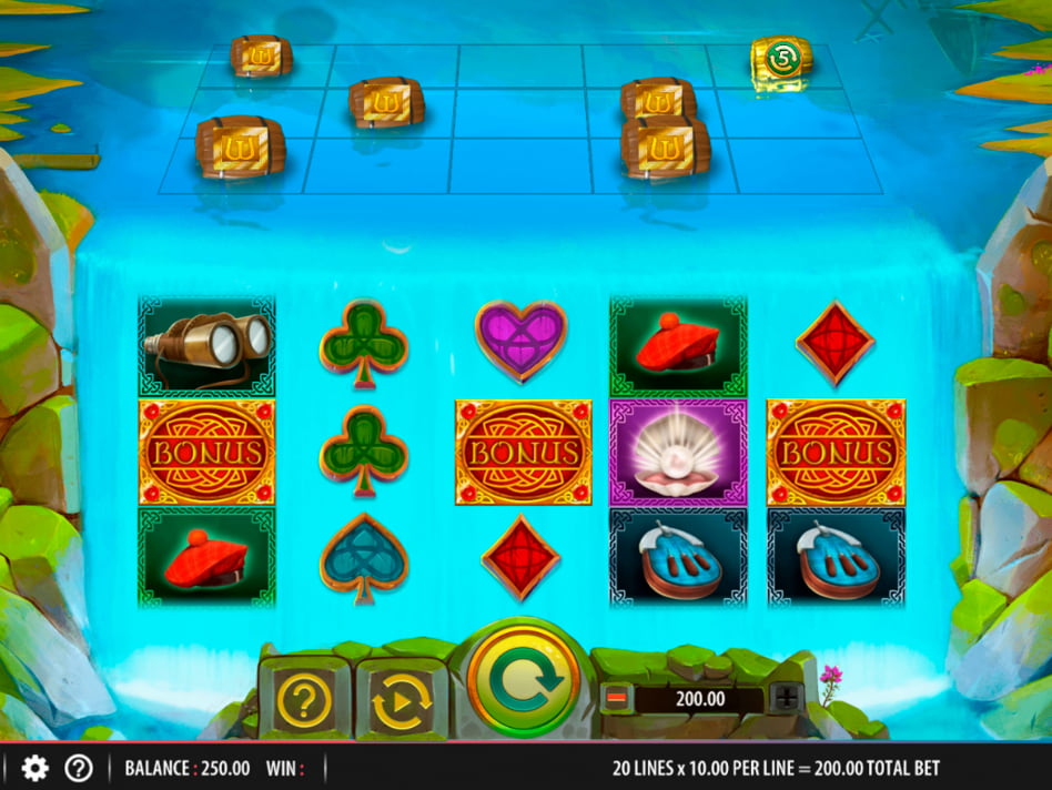 Nessie's Treasure Mega Drop Quest slot game