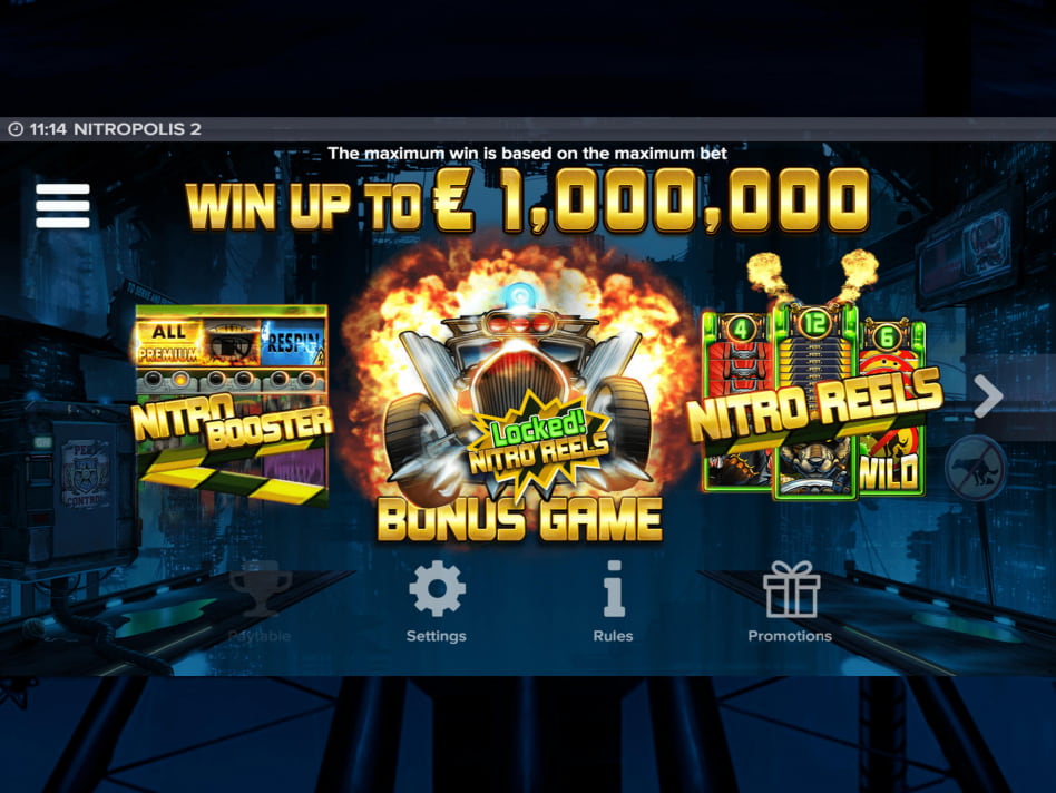 Nitropolis screenplay Nitropolis slot game
