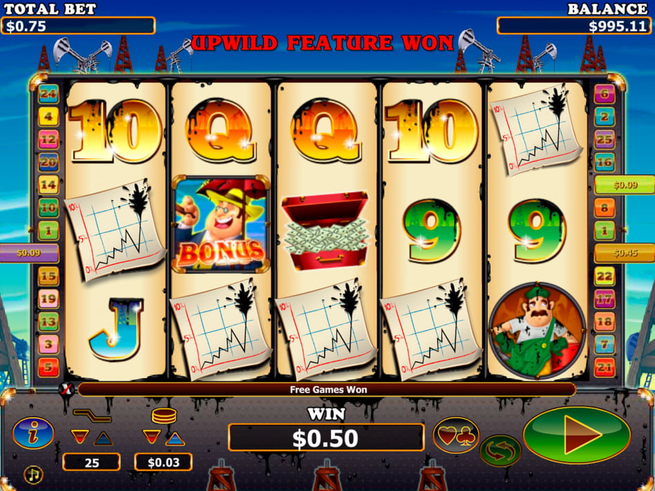 Oil Mania screenplay Oil Mania slot game